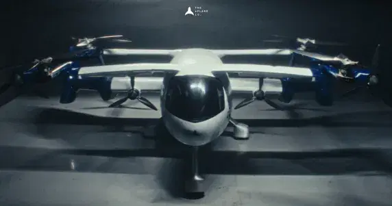 The full-scale e200X prototype under lights